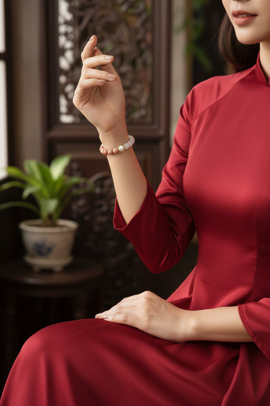 Rose Quartz & Aventurine Bracelet Bracelet for Love, Luck & Positive Energy