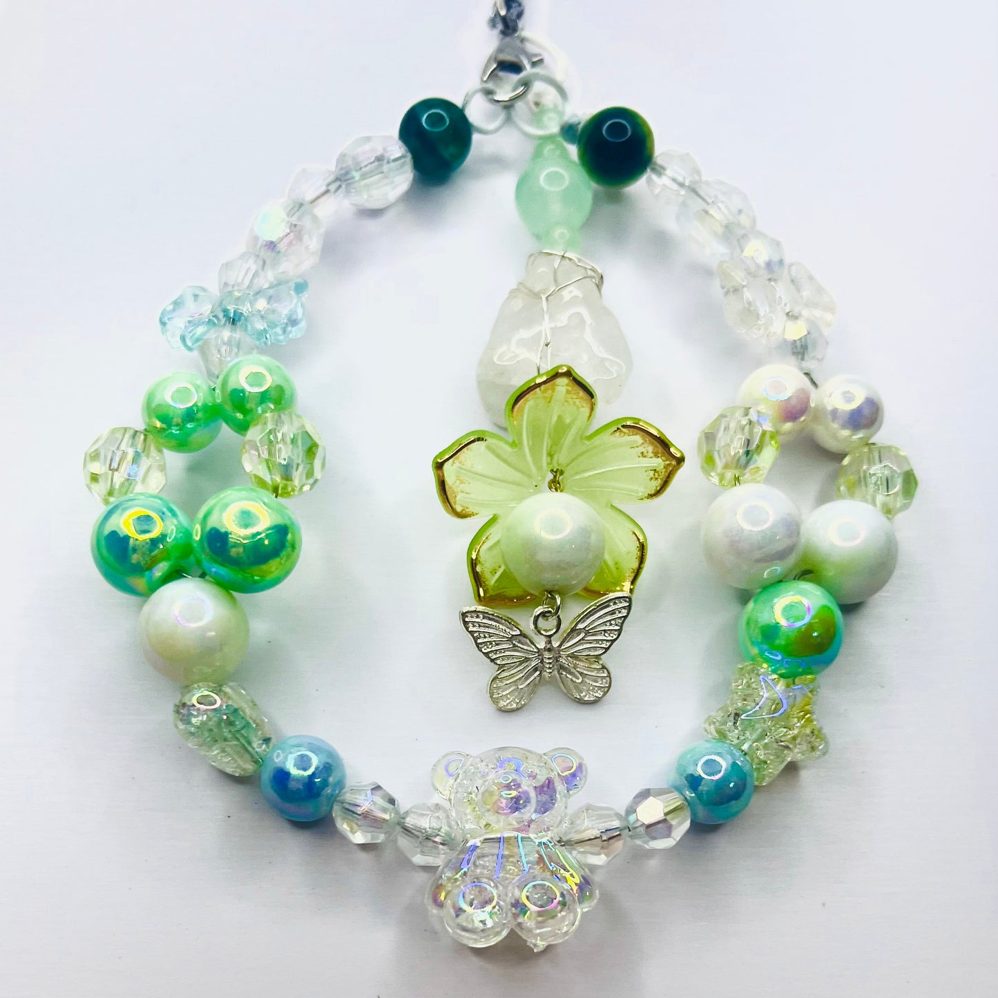 Green Handbag Keychain