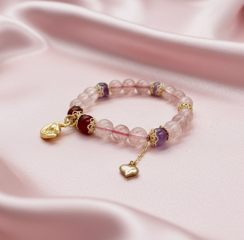 Strawberry Quartz Bracelet