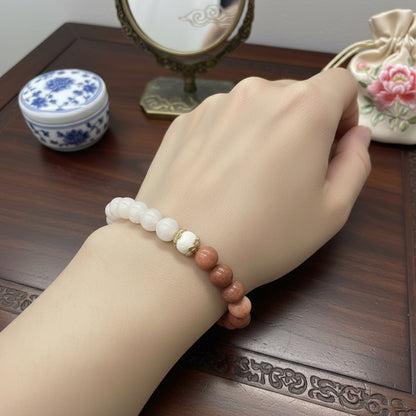 Rose Quartz & Aventurine Bracelet Bracelet for Love, Luck & Positive Energy