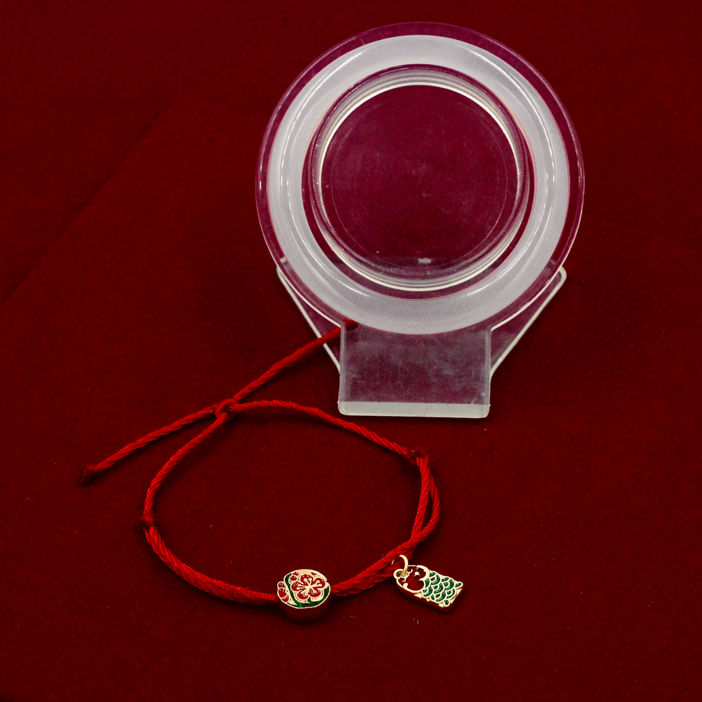 Lucky Red String Bracelet & Chalcedony Gemstone Bracelet Set – Handcrafted Harmony and Good Fortune