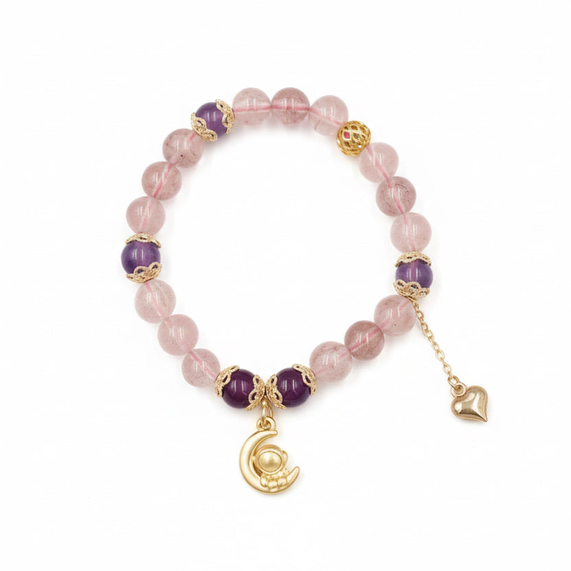 Strawberry Quartz Bracelet