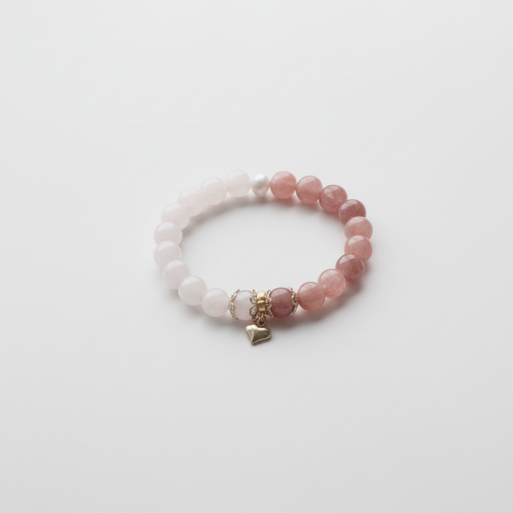 Sunstone - Rose Quartz Bracelet