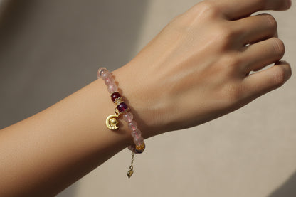 Strawberry Quartz Bracelet