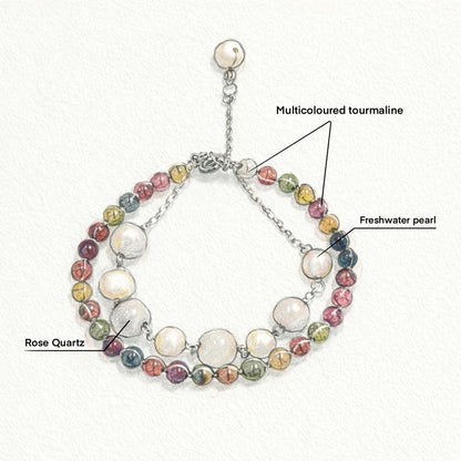 Multicolour Tourmaline Bracelet