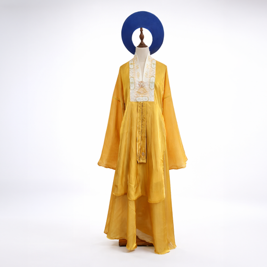 Vietnam Traditional Attire Set - Gold Nhat Binh