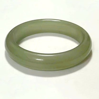 Rock-Embracing Jade Bracelet | Xiuyan Jade Bangle | Natural Green Jade Bangle Bracelet