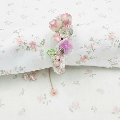 Flower Macrame Bracelet, Kawaii Bracelet